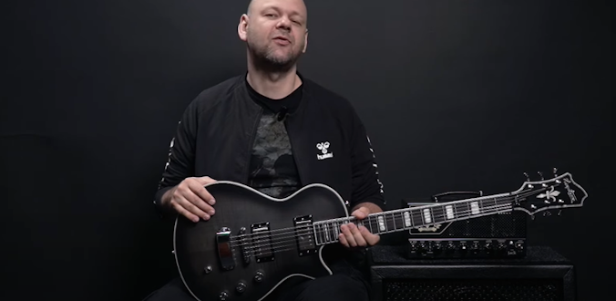 Hagstrom Ultra Max Cosmic Black Burst Satin - test GC