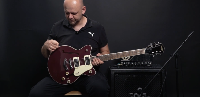 Gretsch G2655 Streamliner Center Block with V-Stoptail BRNT ORCH - test GC