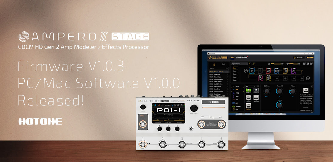 HoTone Ampero II Stage - Aktualizacja Firmware i Software