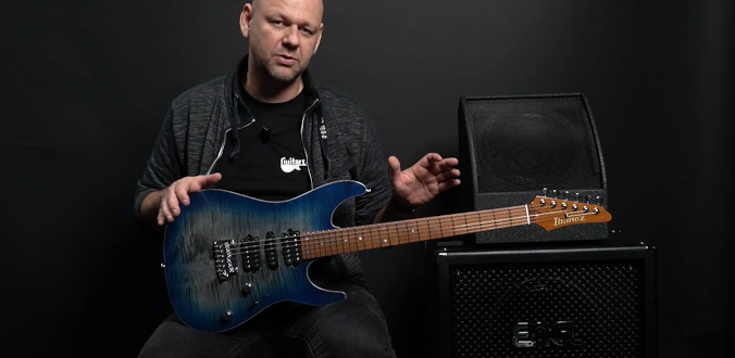 Ibanez AZ2407F SDE - test Tomka Andrzejewskiego