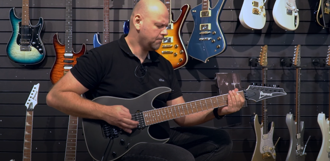 Najnowszy Ibanez RG7420EX-BKF - test Tomka Andrzejewskiego