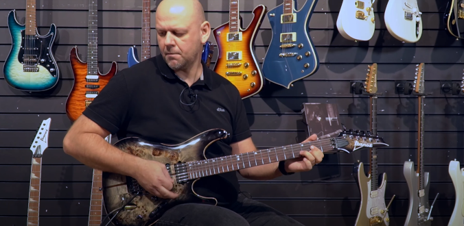 Ibanez S1070PBZ-CKB - test Tomka Andrzejewskiego