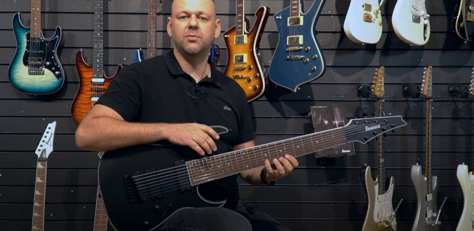 Ibanez RG8EX-BKF - test Tomka Andrzejewskiego