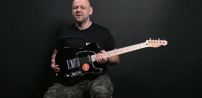 Squier Affinity Telecaster MN BLK - test Tomka Andrzejewskiego