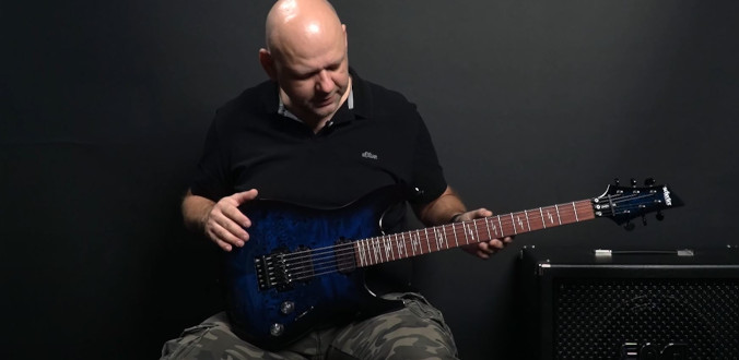 Schecter Omen Elite-6 FR STBB - test Tomka Andrzejewskiego