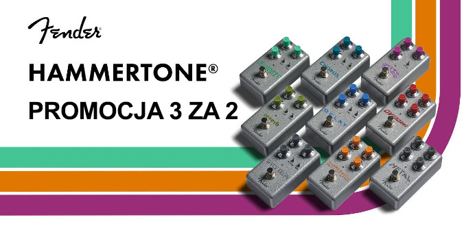 Trzy efekty Fender Hammertone w cenie dwóch!