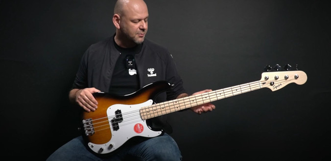Squier Sonic Precision Bass MN 2TS - test Tomka Andrzejewskiego