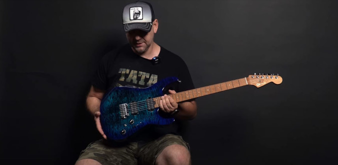 Charvel Pro-Mod DK24 HH 2PT CM QM CHB - test Tomka Andrzjewskiego