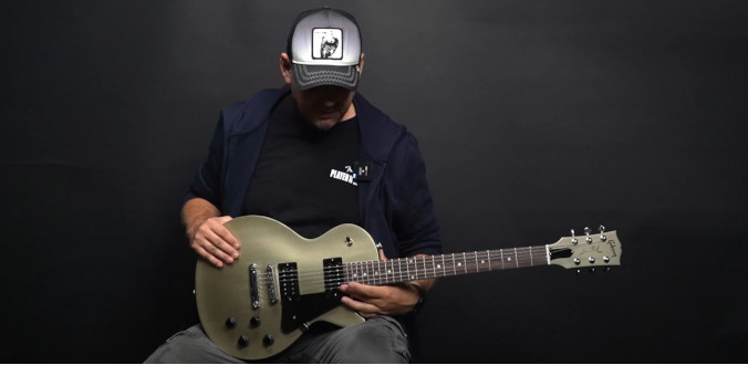 Gibson Les Paul Modern Lite Gold Mist Satin - test GC