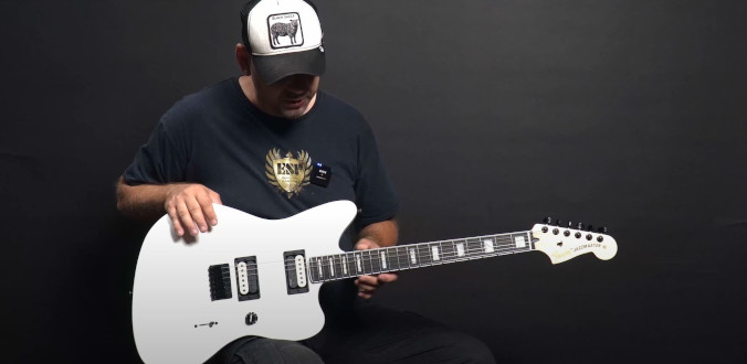 Fender Jim Root Jazzmaster V4 EBY WHT - test Tomka Andrzejewskiego