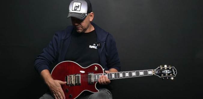Epiphone Alex Lifeson Les Paul Custom Axcess Ruby - test Tomka Andrzejewskiego