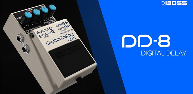 Boss DD-8 Digital Delay - znana formu�a, nowe mo�liwo�ci!
