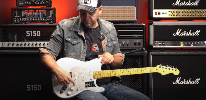 Fender American Ultra II Stratocaster MN Avalanche - test Tomka Andrzejewskiego