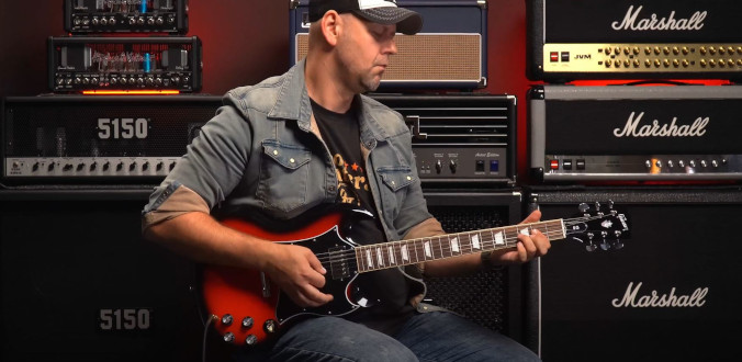 Gibson SG Standard Red Cardinal Red Burst - test Tomka Andrzejewskiego