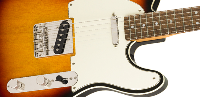 Squier Classic Vibe 60s Custom Telecaster LRL 3TS - Mini Test Guitar Center