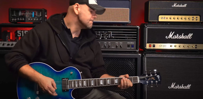 Gibson Les Paul Modern Figured Cobalt Burst - test Tomka Andrzejewskiego