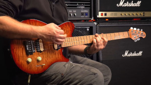 Music Man Axis Super Sport Guitar Roasted Amber Flame - test Tomka Andrzejewskiego