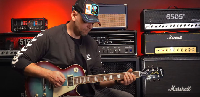 Epiphone Les Paul Standard 60s Blueberry Burst - test Tomka Andrzejewskiego