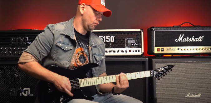 ESP LTD M-1000 Maple Black - test Tomka Andrzejewskiego