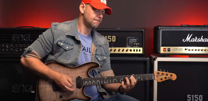 Music Man SABRE HT Blackout - test Tomka Andrzejewskiego