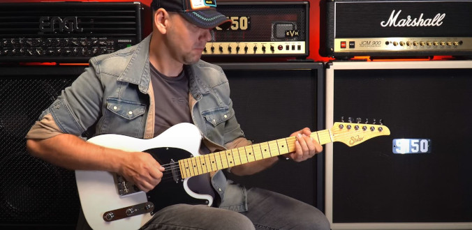 Suhr Classic T Trans White Swamp Ash Maple - test Tomka Andrzejewskiego