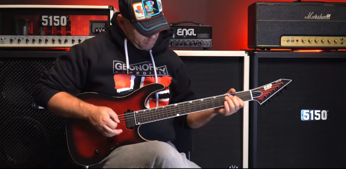 ESP USA M-II NTB NT Black Cherry Sunburst - test Tomka Andrzejewskiego