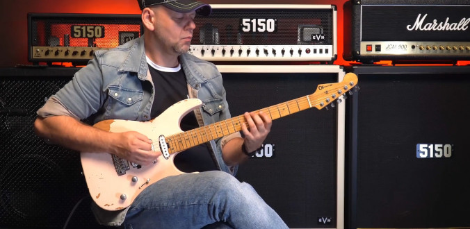 Charvel Pro-Mod Signature Rick Graham DK24 2PT CM Worn Shell Pink - test Tomka Andrzejewskiego