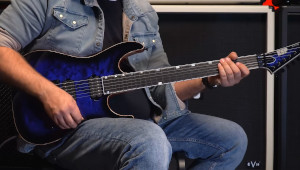 ESP USA M-II DX FR QM E BH Dark Blue Sunburst - test Tomka Andrzejewskiego