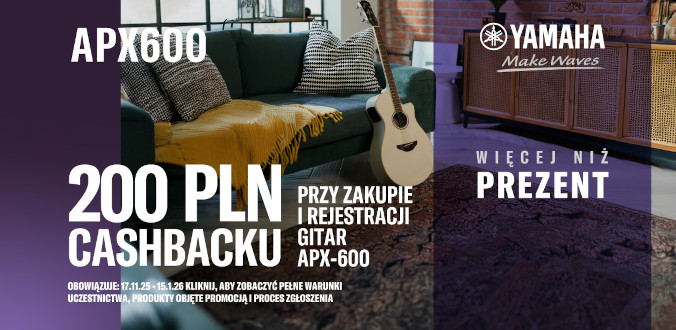 Ostatnie dni Cashbacku Yamaha „Więcej niż prezent!”!