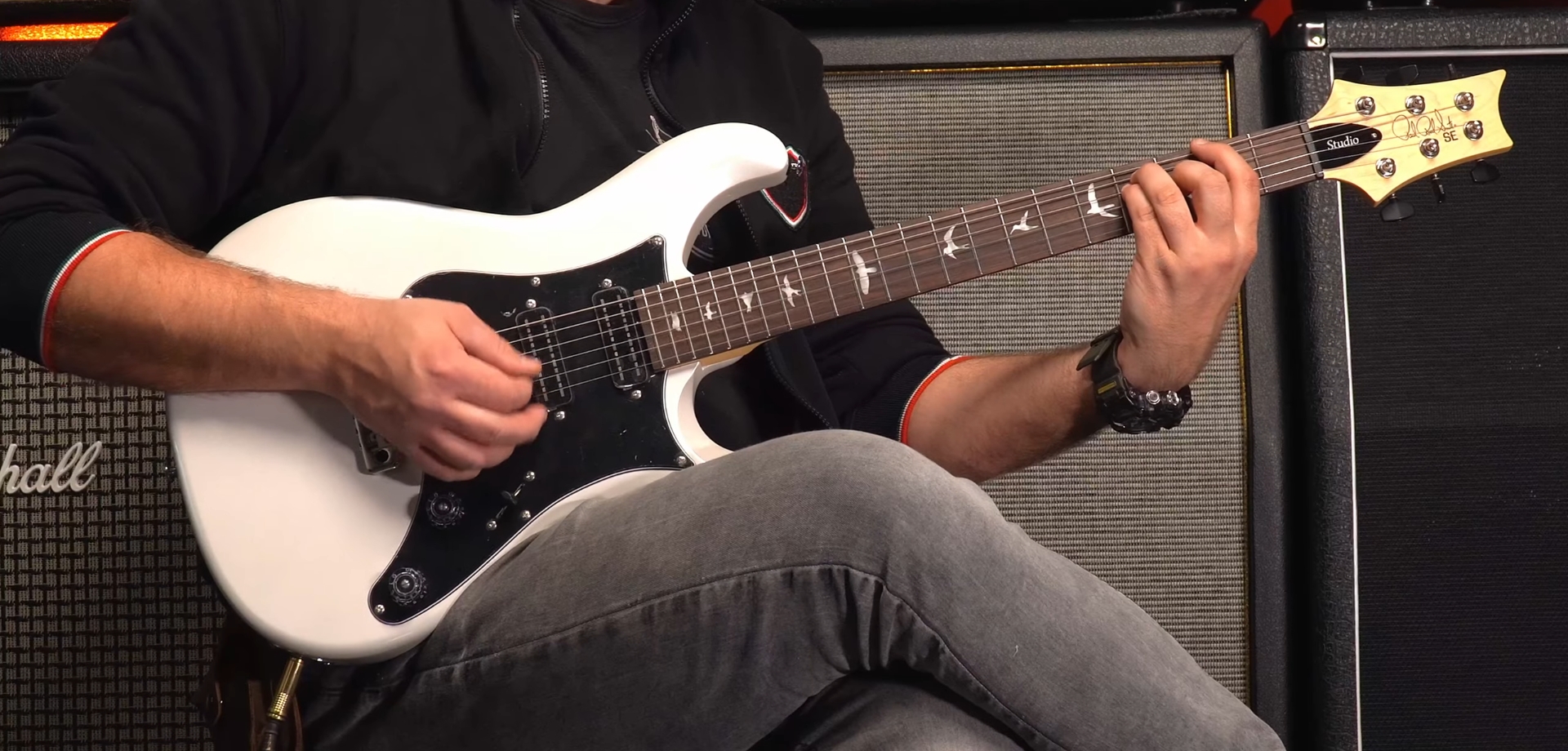 PRS SE Studio Standard Pearl White 2026 - test Tomka Andrzejewskiego