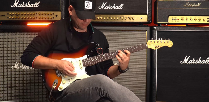 FGN Neo Classic ST 110 HSS 3Tone Sunburst - test Tomka Andrzejewskiego