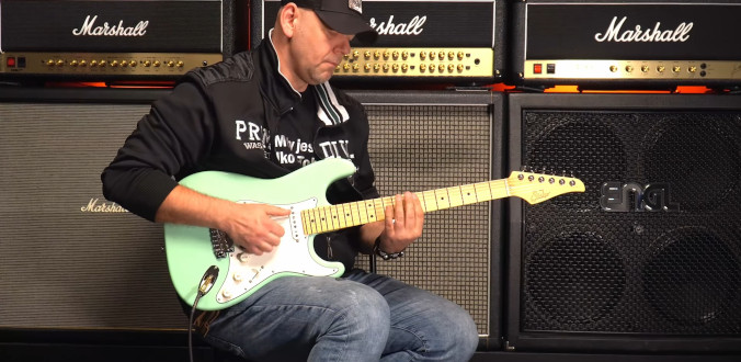 Suhr Classic S HSS SSCII MN SG - test Tomka Andrzejewskiego