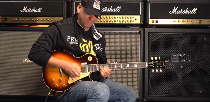 Gibson 1958 Les Paul Standard Reissue BB Bourbon Burst VOS - test Tomka Andrzejewskiego
