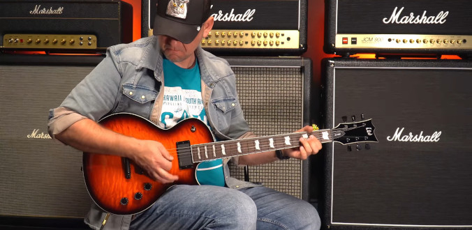 ESP LTD EC-400 Vintage Burst - test Tomka Andrzejewskiego