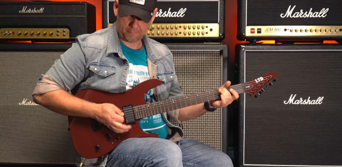 ESP LTD M-400HT Scarlet Metallic – wsp�czesny wojownik w �wiecie gitar metalowych