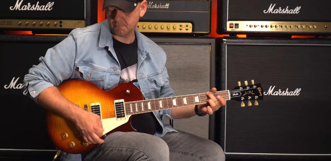 Gibson Exclusive Les Paul Studio Figured Ice Tea - test Tomka Andrzejewskiego