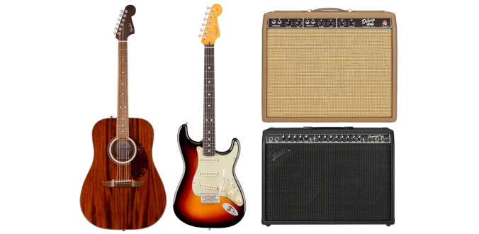 Premiera! Fender California Deluxe, American Pro Classic Silent, Champion II Blackout!
