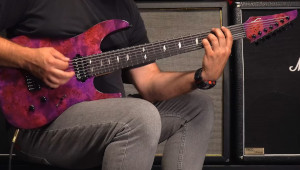 Legator N7SS PR Ninja Super Shred 7-string Purple Burl - test Tomka Andrzejewskiego