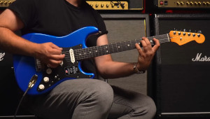 Fender American Ultra II Stratocaster EB Noble Blue - test Tomka Andrzejewskiego