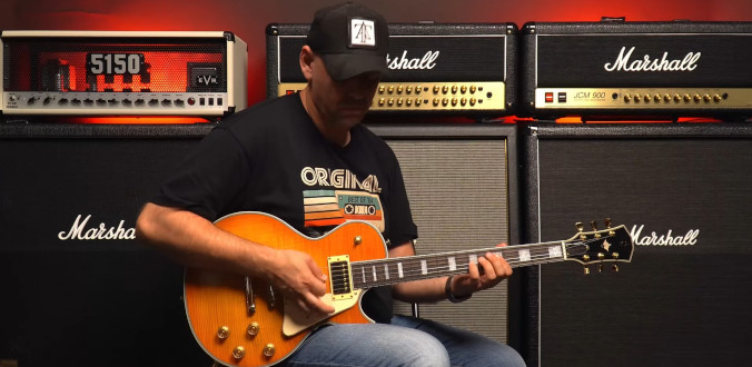 Larry Carlton L7 DX Amber Burst - test Tomka Andrzejewskiego