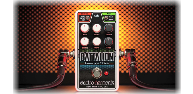 Electro-harmonix Nano Battalion Bass Preamp/Overdrive - Mini Test Guitar Center