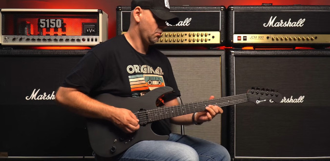 Charvel Pro-Mod Plus Dinky DK24 HH HT EB Black Ash - test Tomka Andrzejewskiego