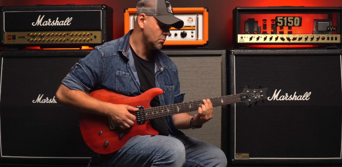 PRS SE CE24 Standard Satin Vintage Cherry 2026 - test Tomka Andrzejewskiego