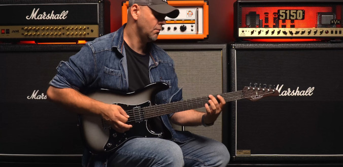 Schecter Nick Johnston Traditional HH Atomic Mercury - test Tomka Andrzejewskiego