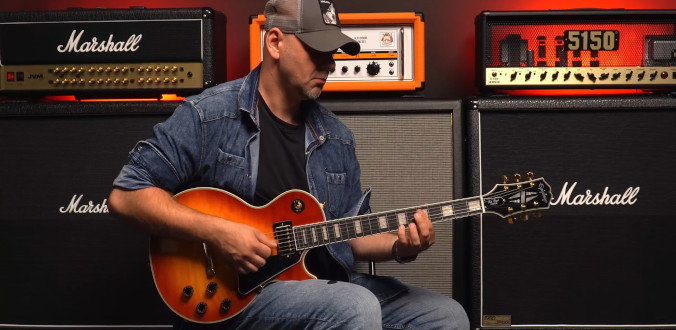 Epiphone Les Paul Custom Figured Heritage Cherry Sunburst RW - test Tomka Andrzejewskiego