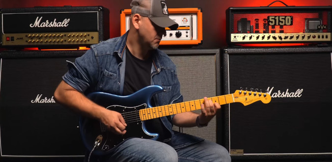 NOWY STRATOCASTER! Fender American Professional Stratocaster MN DKN - test Tomka Andrzejewskiego