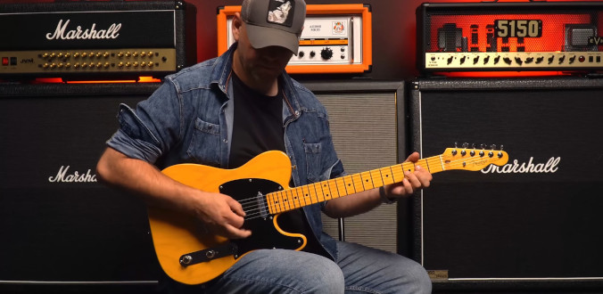 Fender American Professional Telecaster MN BTB - test Tomka Andrzejewskiego