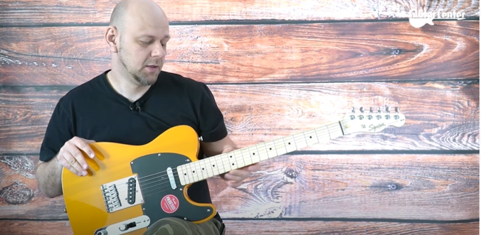 Tomek Andrzejewski testuje Squier Affinity Telecaster MN Butterscotch Blonde