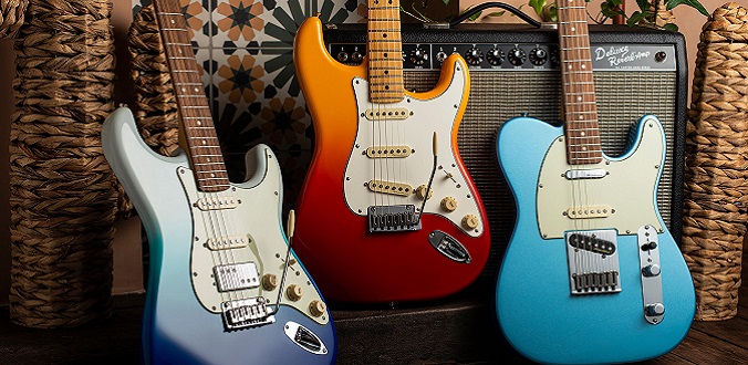 Prezentacja Stratocasterów z serii Fender Player Plus