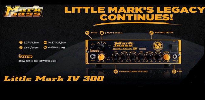 MarkBass Little Mark IV 300 już dostępny w Guitar Center